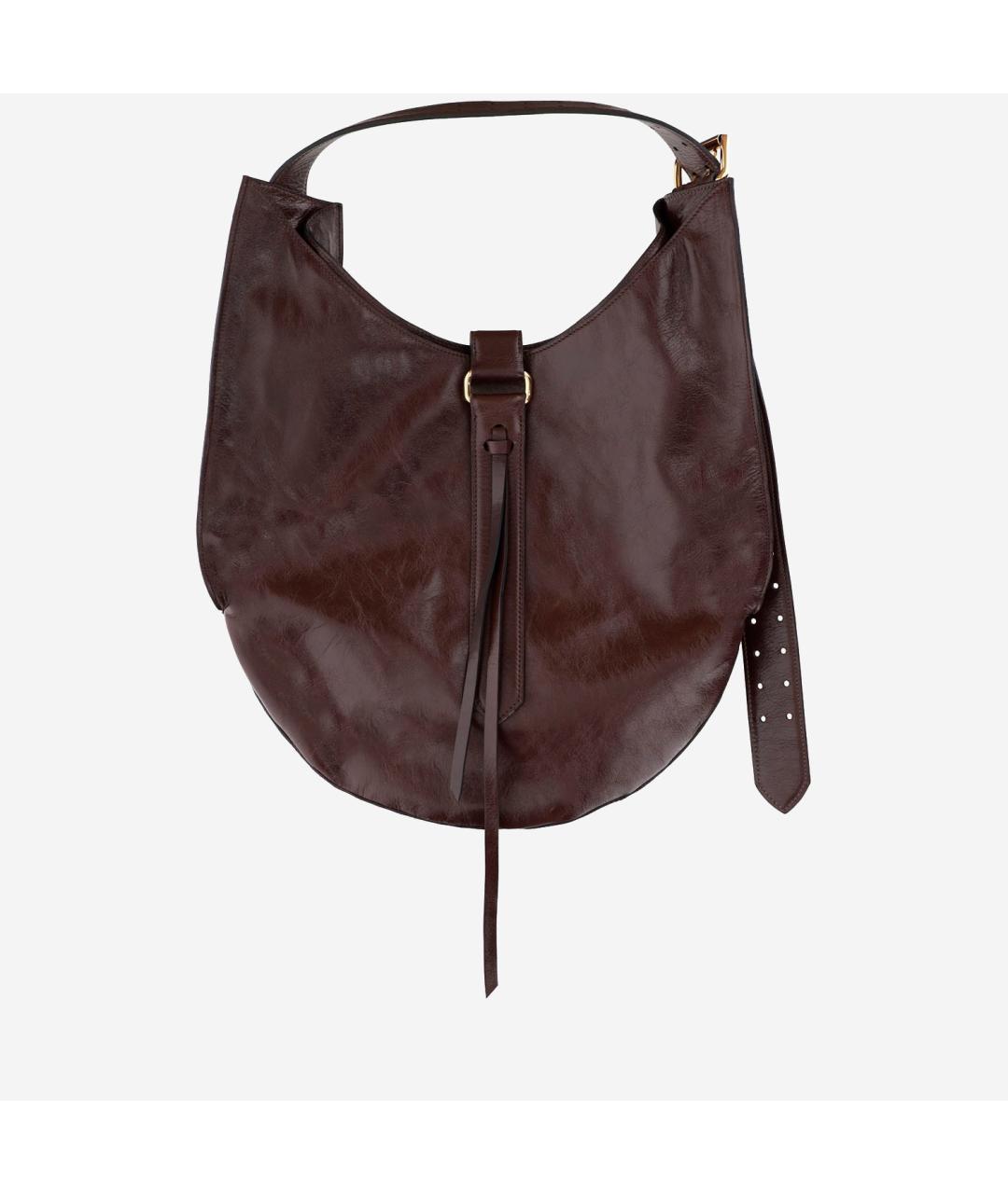 RADICA STUDIO Коричневая кожаная сумка через плечо, фото 4