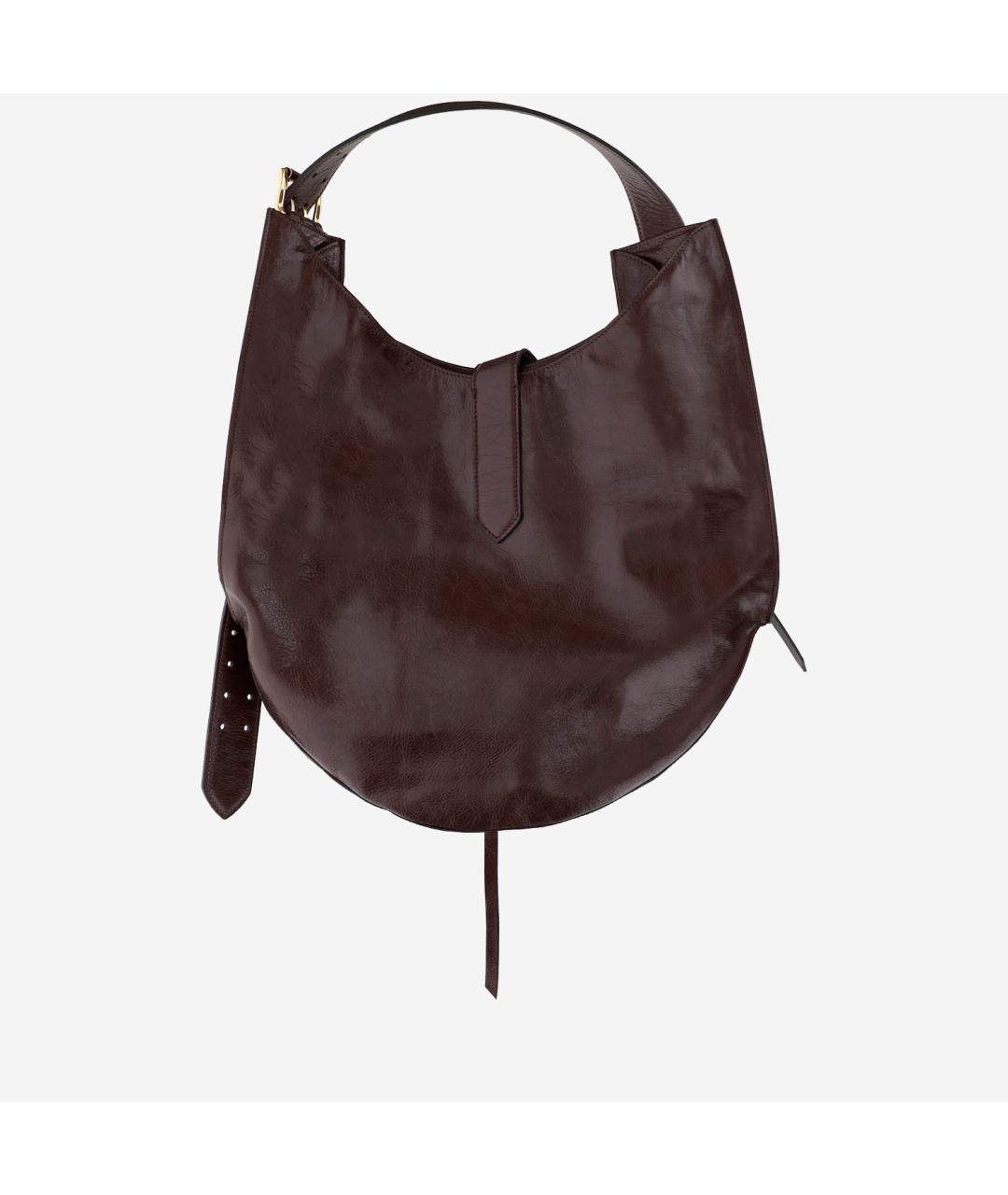 RADICA STUDIO Коричневая кожаная сумка через плечо, фото 2