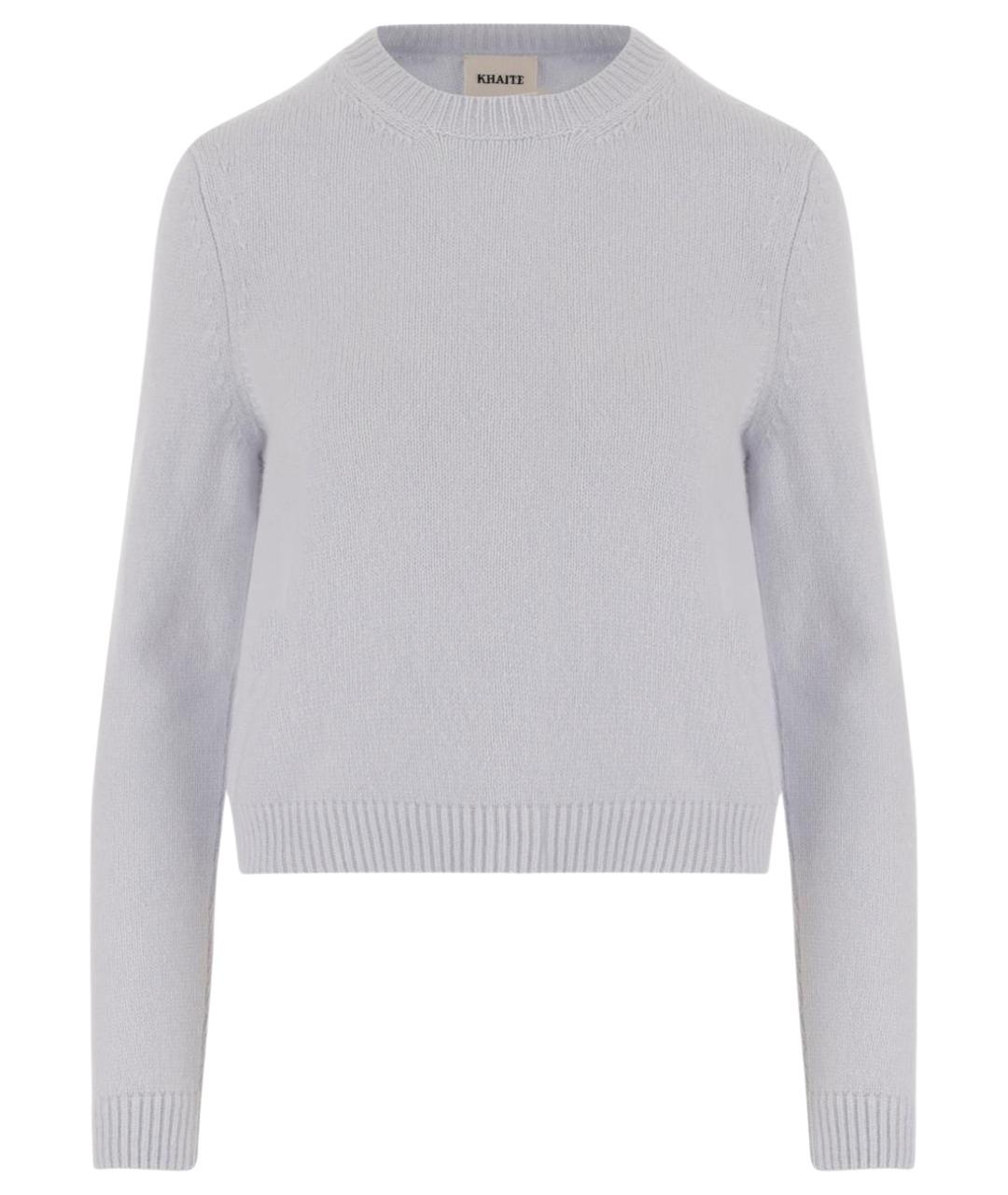 KHAITE Голубой кашемировый джемпер / свитер, фото 1