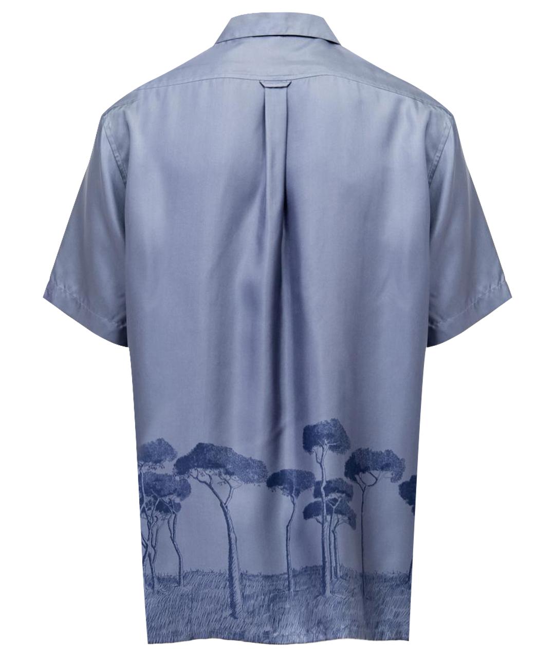 BRIONI Серая шелковая кэжуал рубашка, фото 2