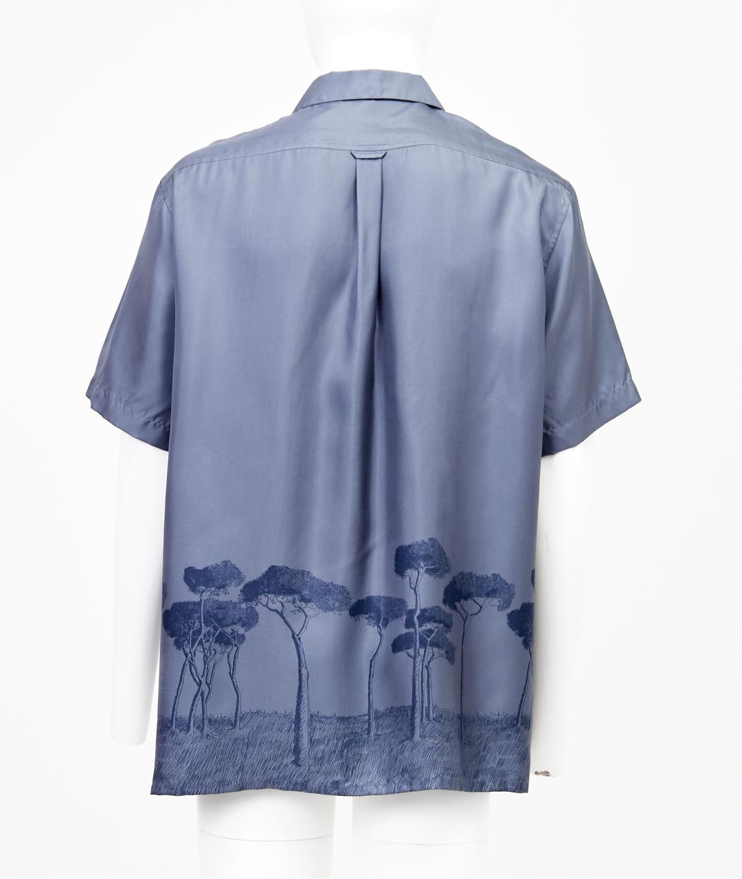 BRIONI Серая шелковая кэжуал рубашка, фото 2