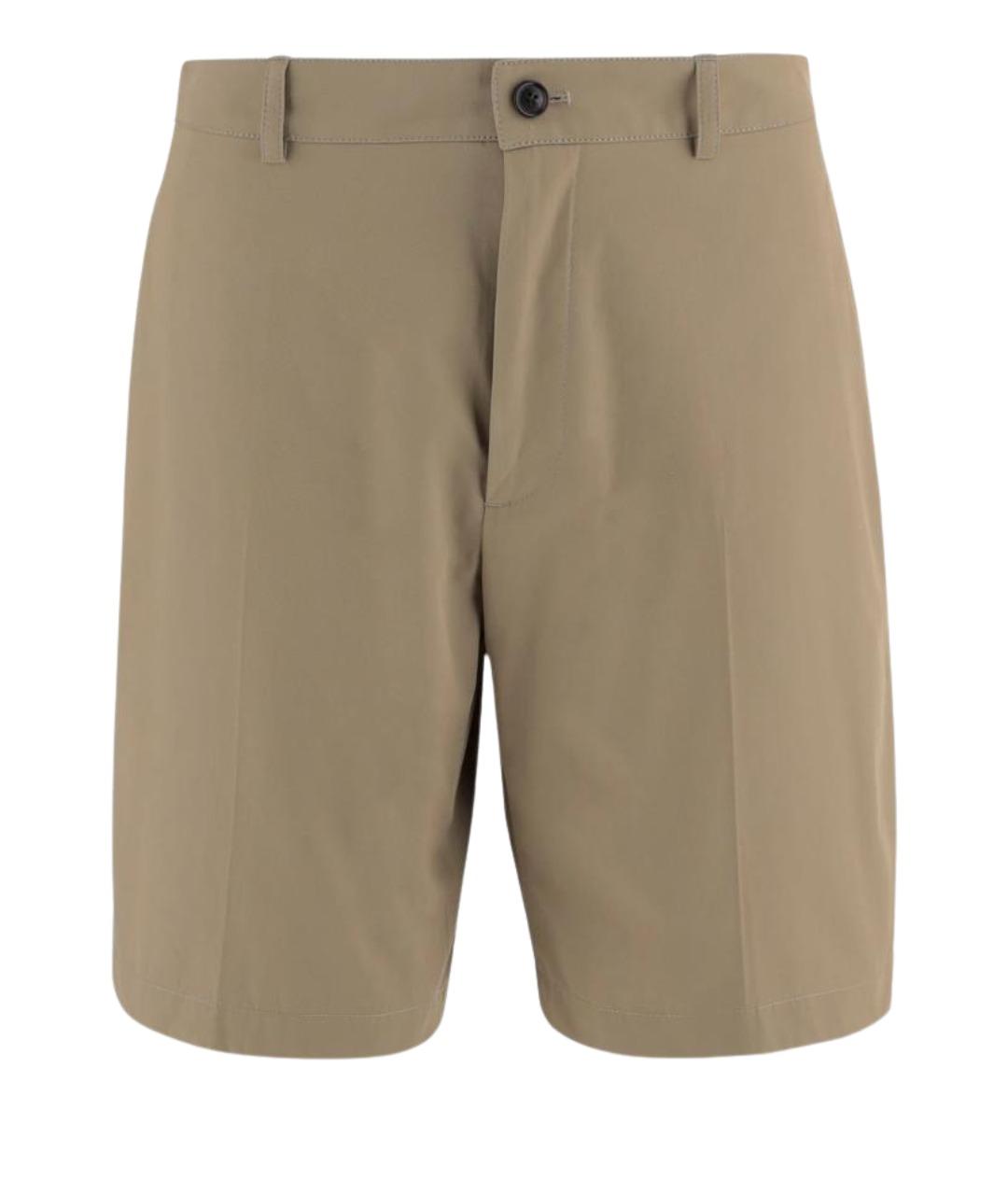 BURBERRY Бежевые хлопковые шорты, фото 1