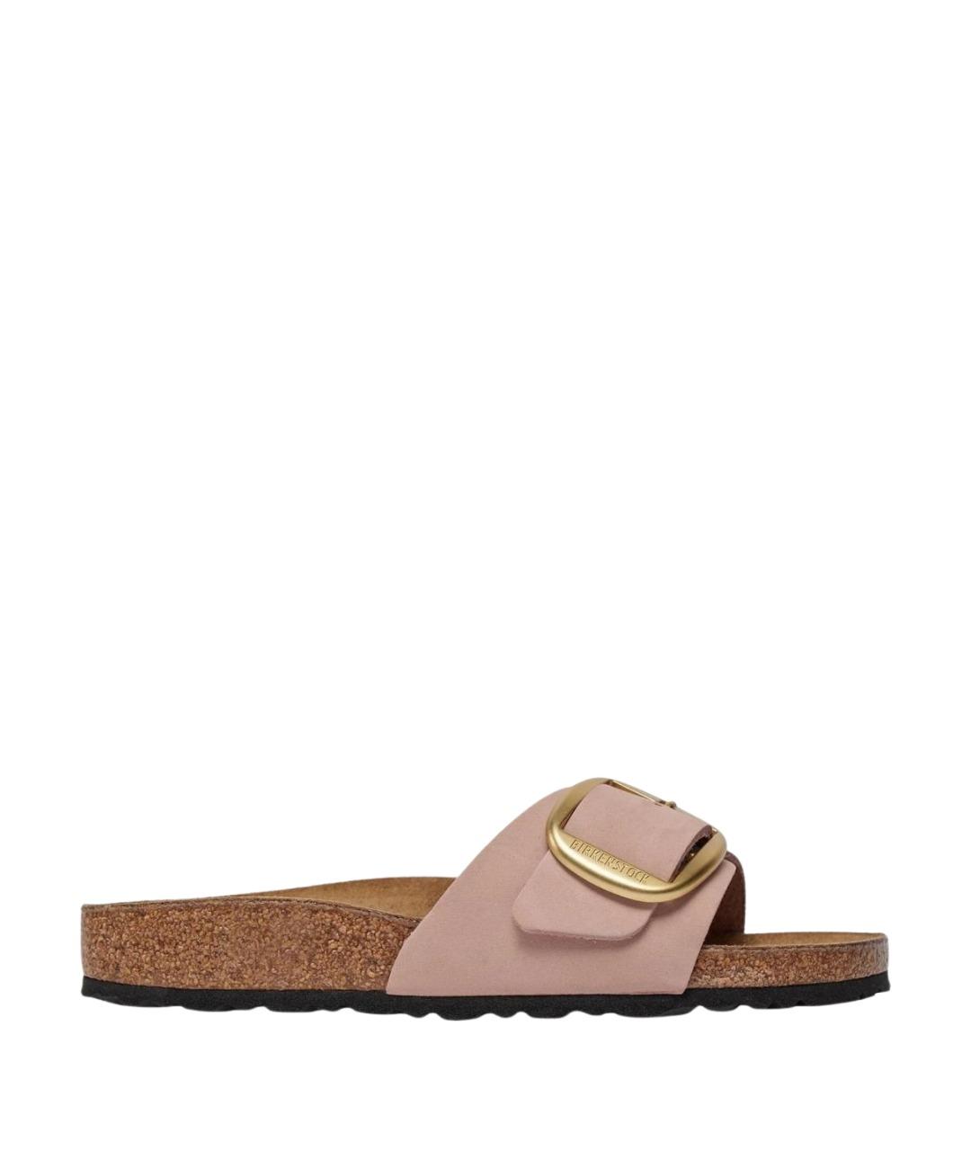 BIRKENSTOCK Розовые замшевые сандалии, фото 1