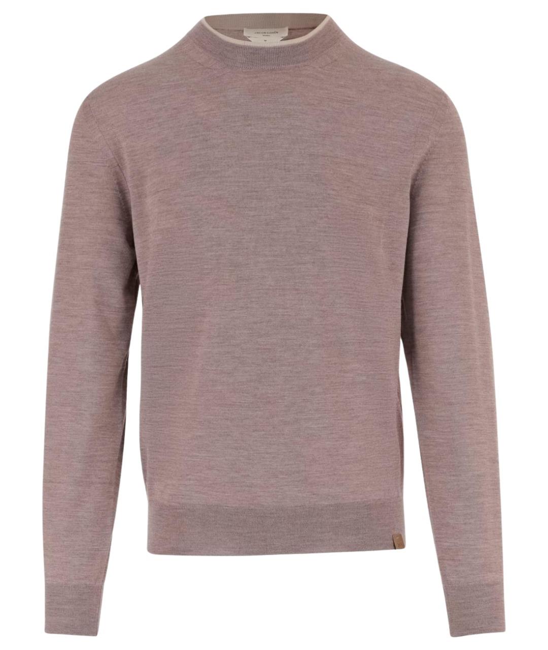 JACOB COHEN Бежевый шерстяной джемпер / свитер, фото 1