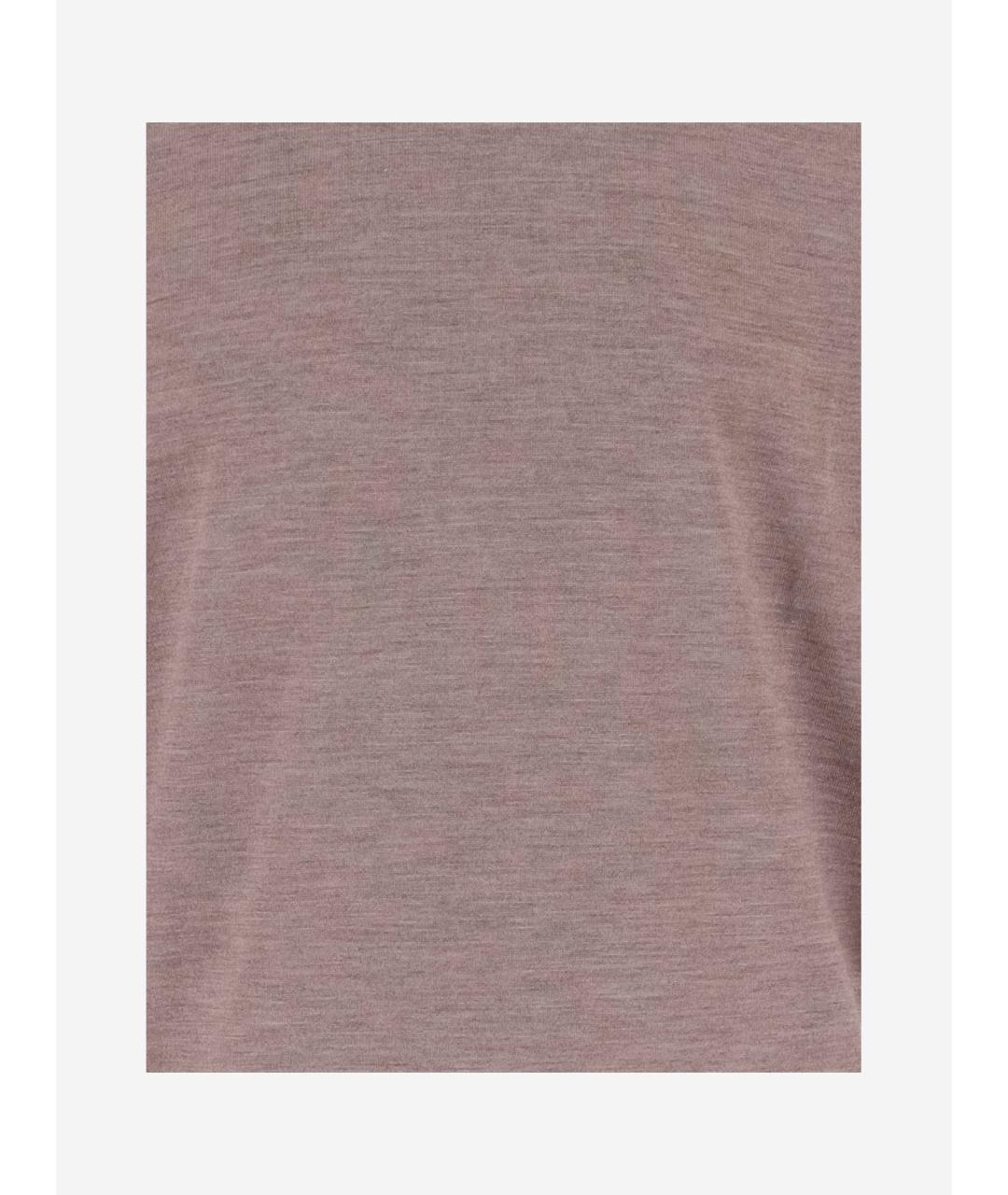 JACOB COHEN Бежевый шерстяной джемпер / свитер, фото 3