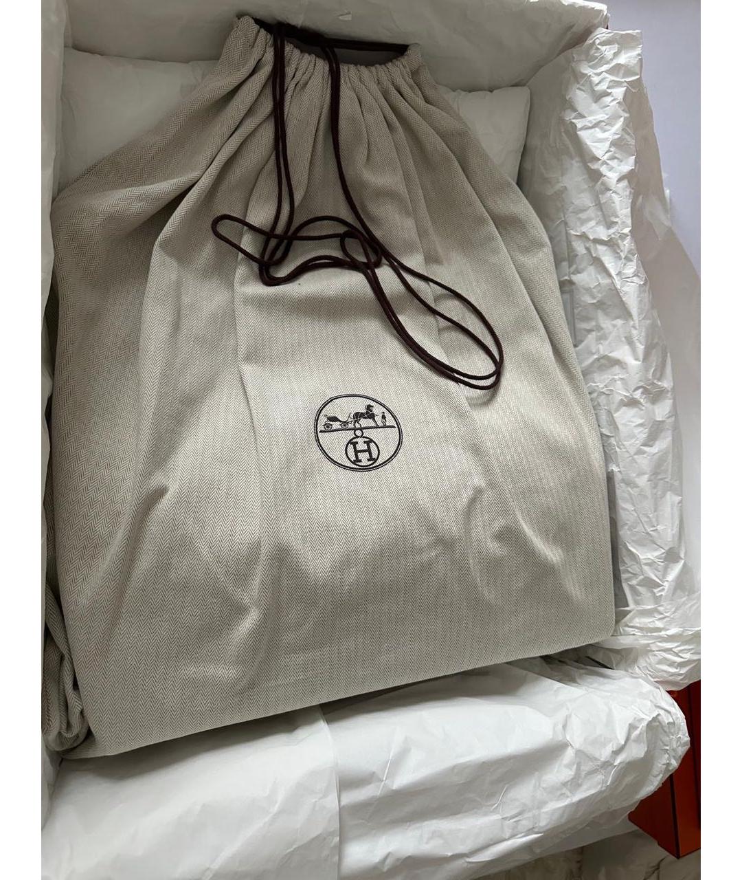 HERMES Черная кожаная сумка через плечо, фото 5