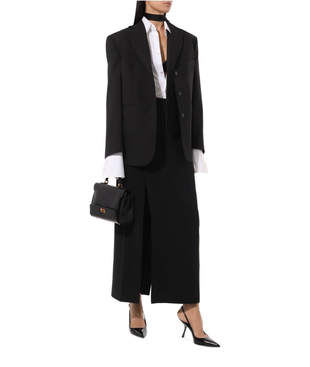 BALENCIAGA Черная кожаная сумка с короткими ручками, фото 7