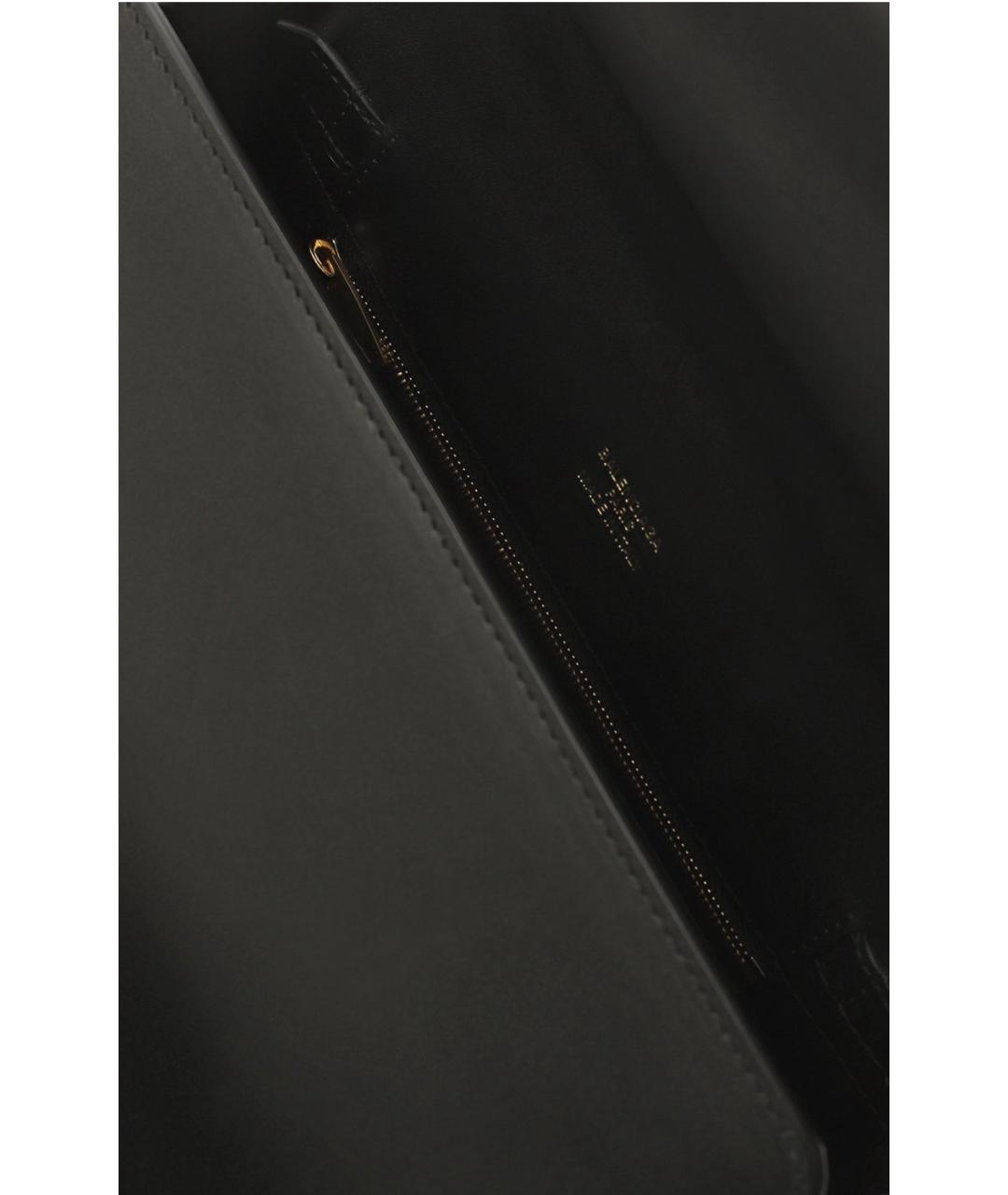 BALENCIAGA Черная кожаная сумка с короткими ручками, фото 4