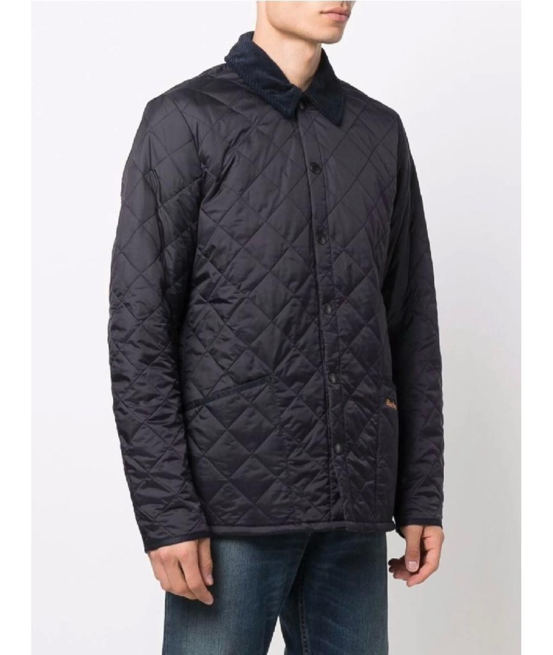 BARBOUR Темно-синяя полиэстеровая куртка, фото 3