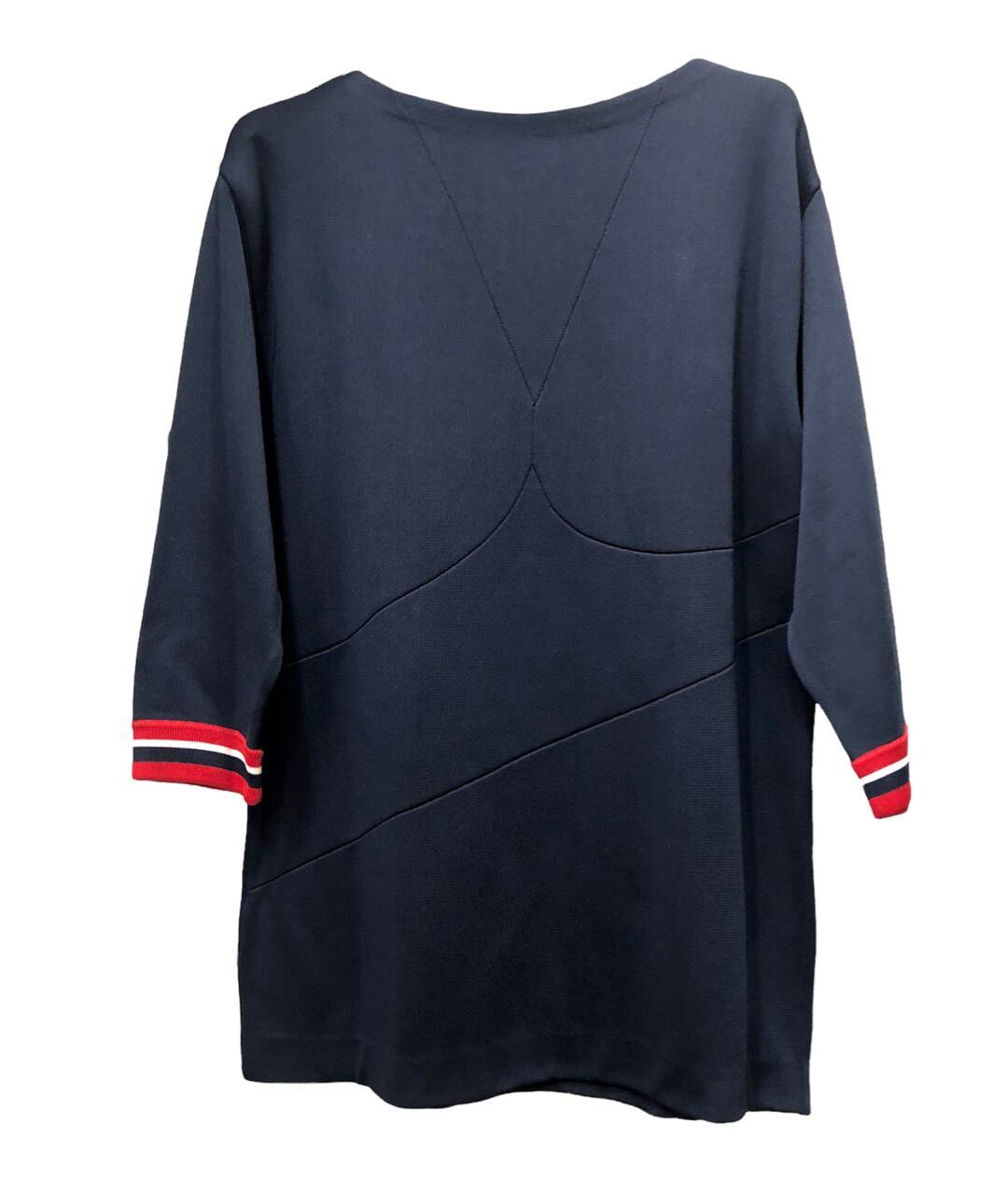 PRADA Темно-синий вискозный джемпер / свитер, фото 1