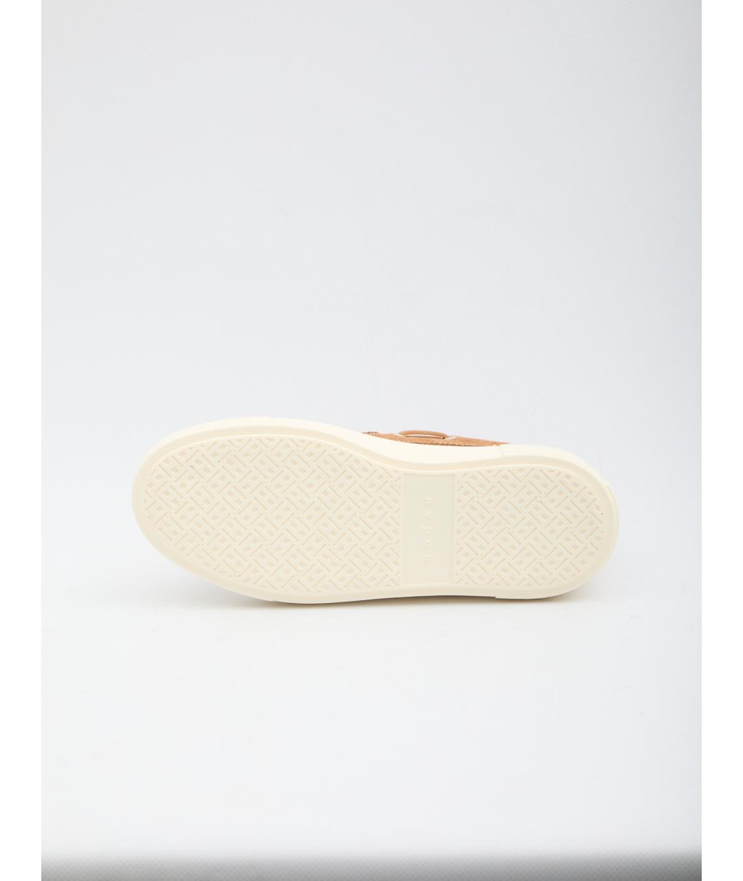 HOGAN Коричневые замшевые лоферы, фото 4