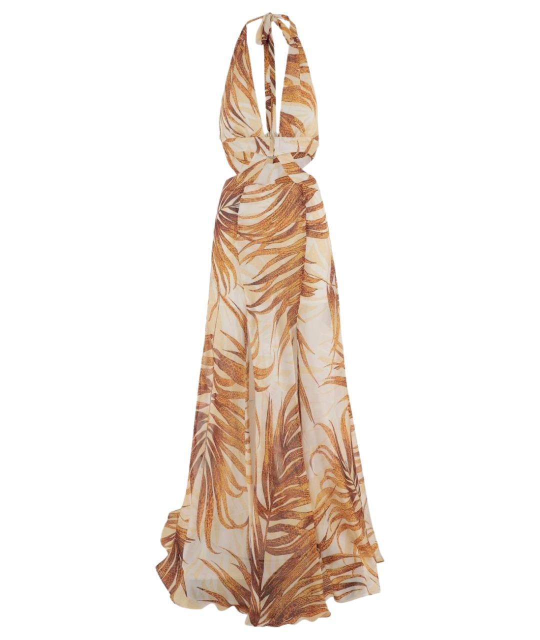 JUST CAVALLI Мульти полиэстеровое платье, фото 1