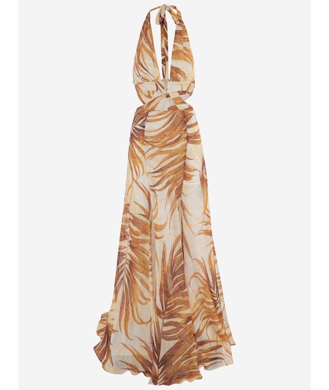 JUST CAVALLI Мульти полиэстеровое платье, фото 4