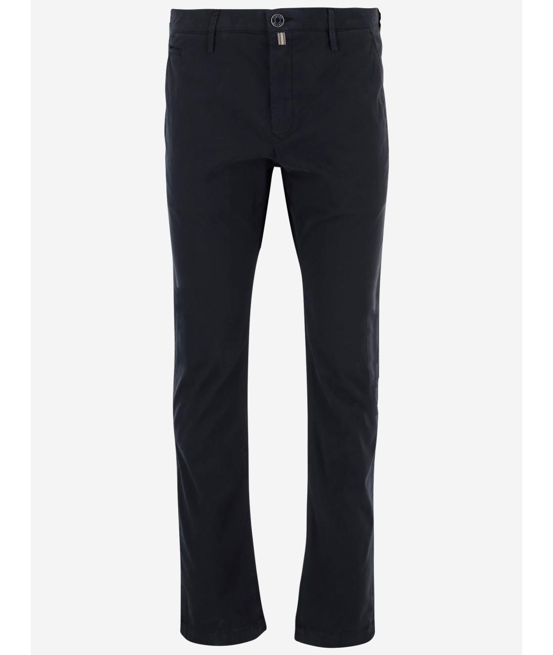 JACOB COHEN Темно-синие хлопковые повседневные брюки, фото 4