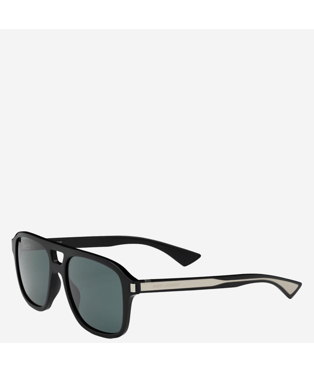 SAINT LAURENT Черные солнцезащитные очки, фото 3