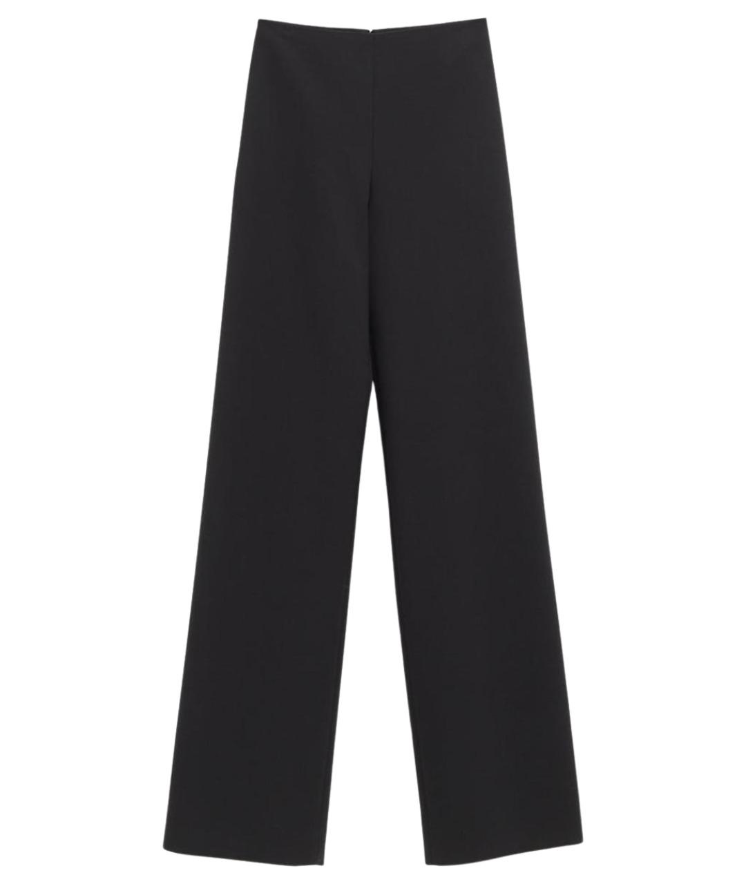 GUCCI Черные шерстяные прямые брюки, фото 1