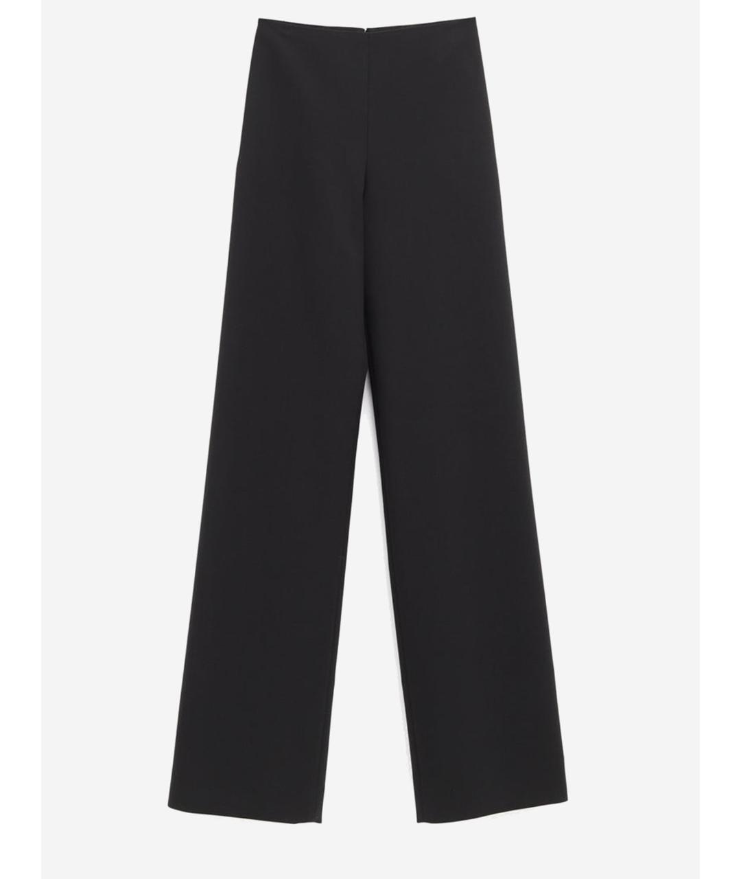 GUCCI Черные шерстяные прямые брюки, фото 4