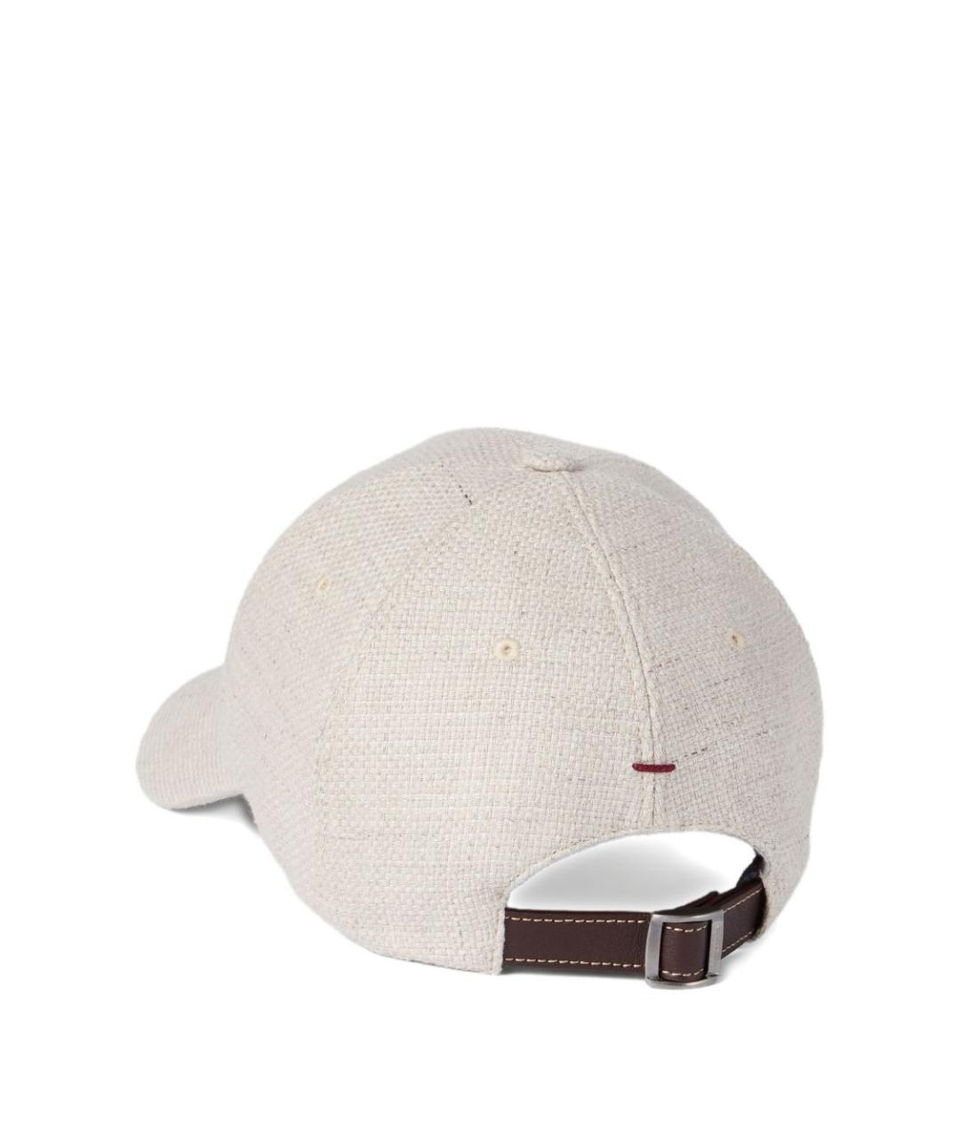 BRUNELLO CUCINELLI Бежевая кепка/бейсболка, фото 2