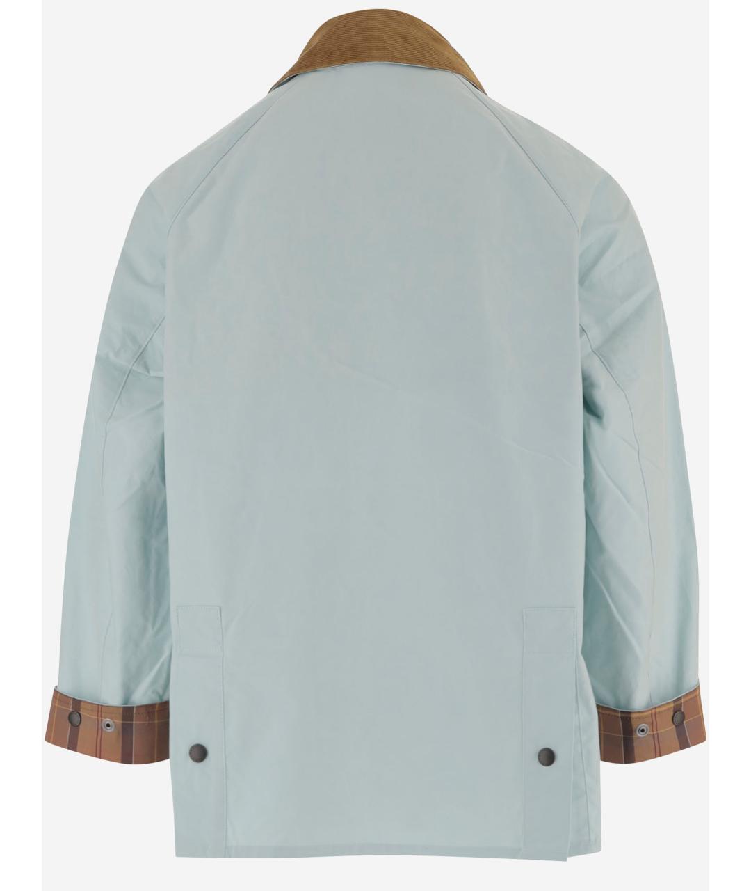 BARBOUR Голубая хлопковая куртка, фото 2