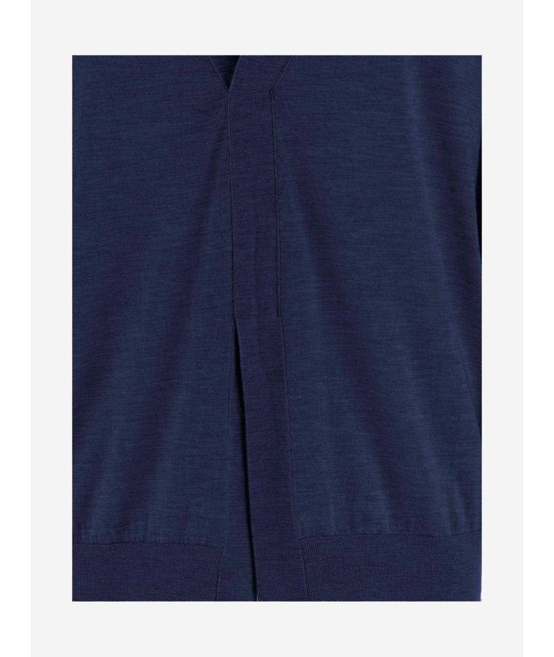 Sa Su Phi Синий кашемировый джемпер / свитер, фото 3