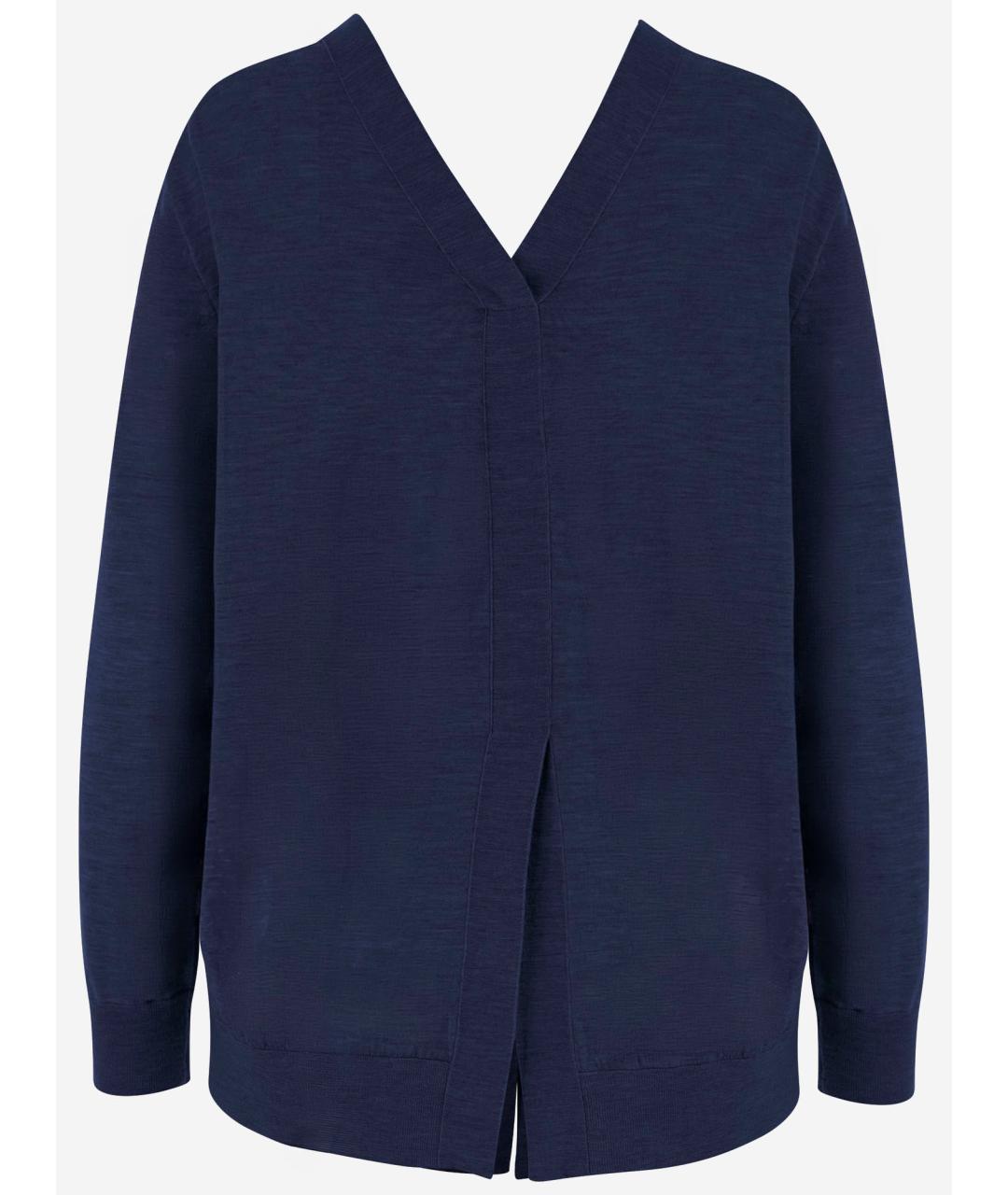 Sa Su Phi Синий кашемировый джемпер / свитер, фото 2