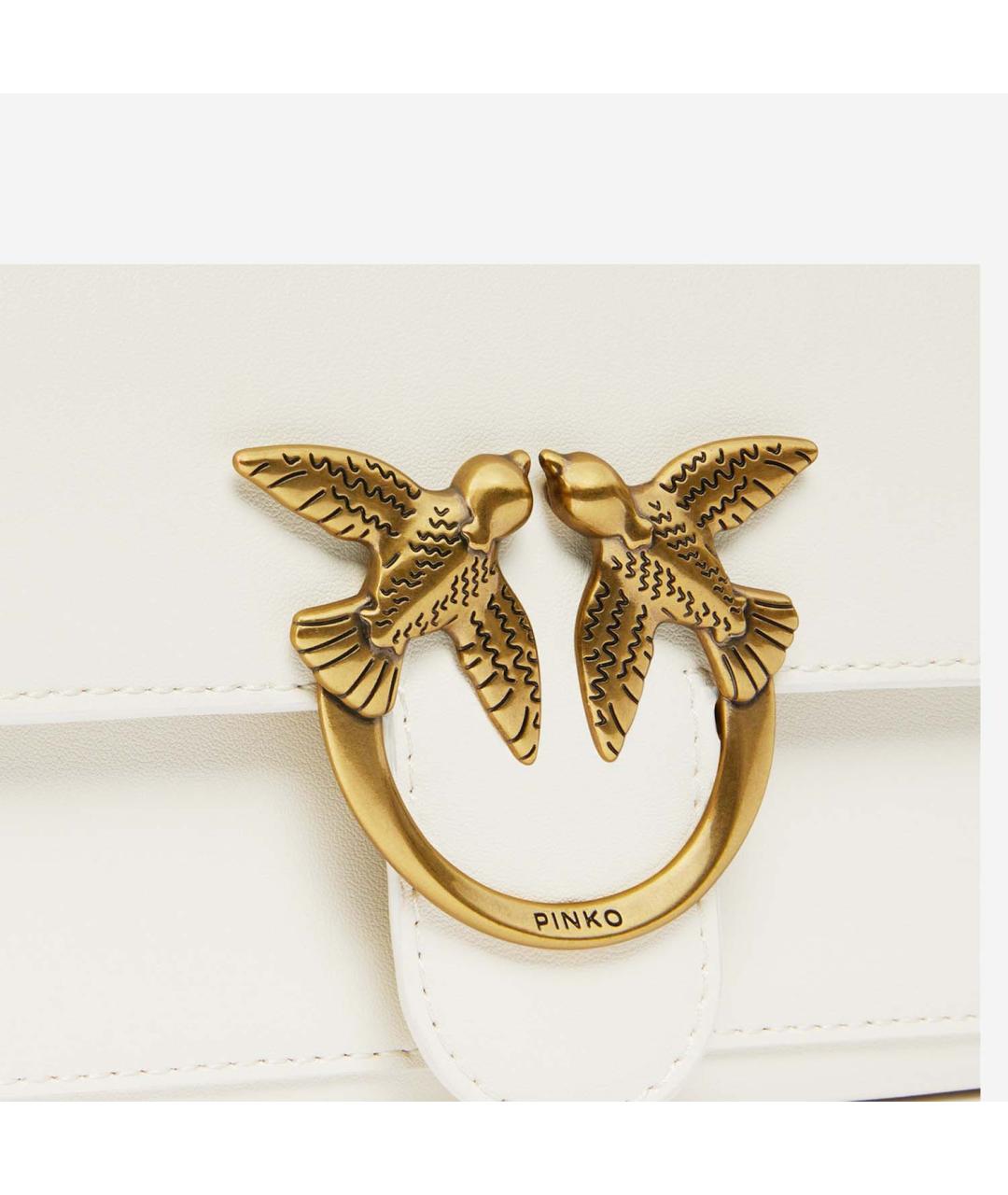 PINKO Белый кожаный кошелек, фото 4