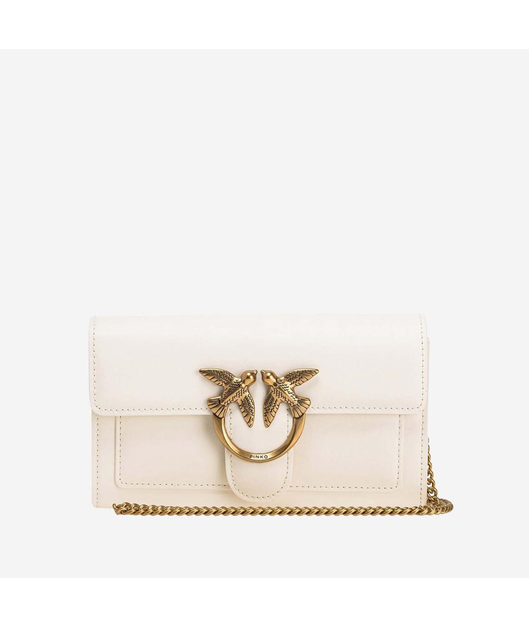 PINKO Белый кожаный кошелек, фото 5