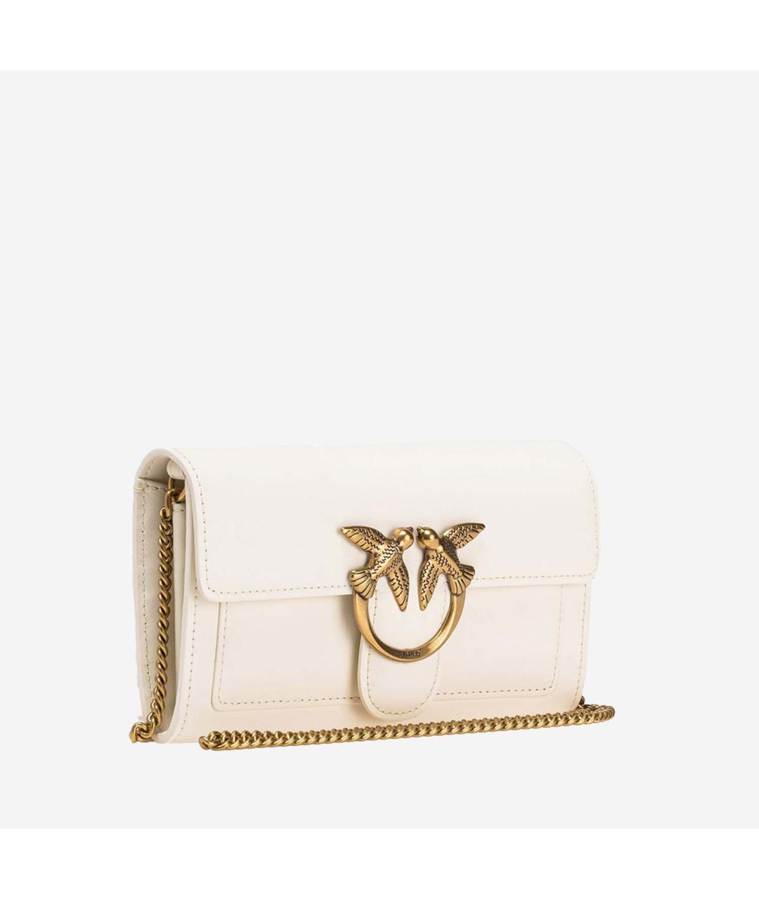 PINKO Белый кожаный кошелек, фото 2