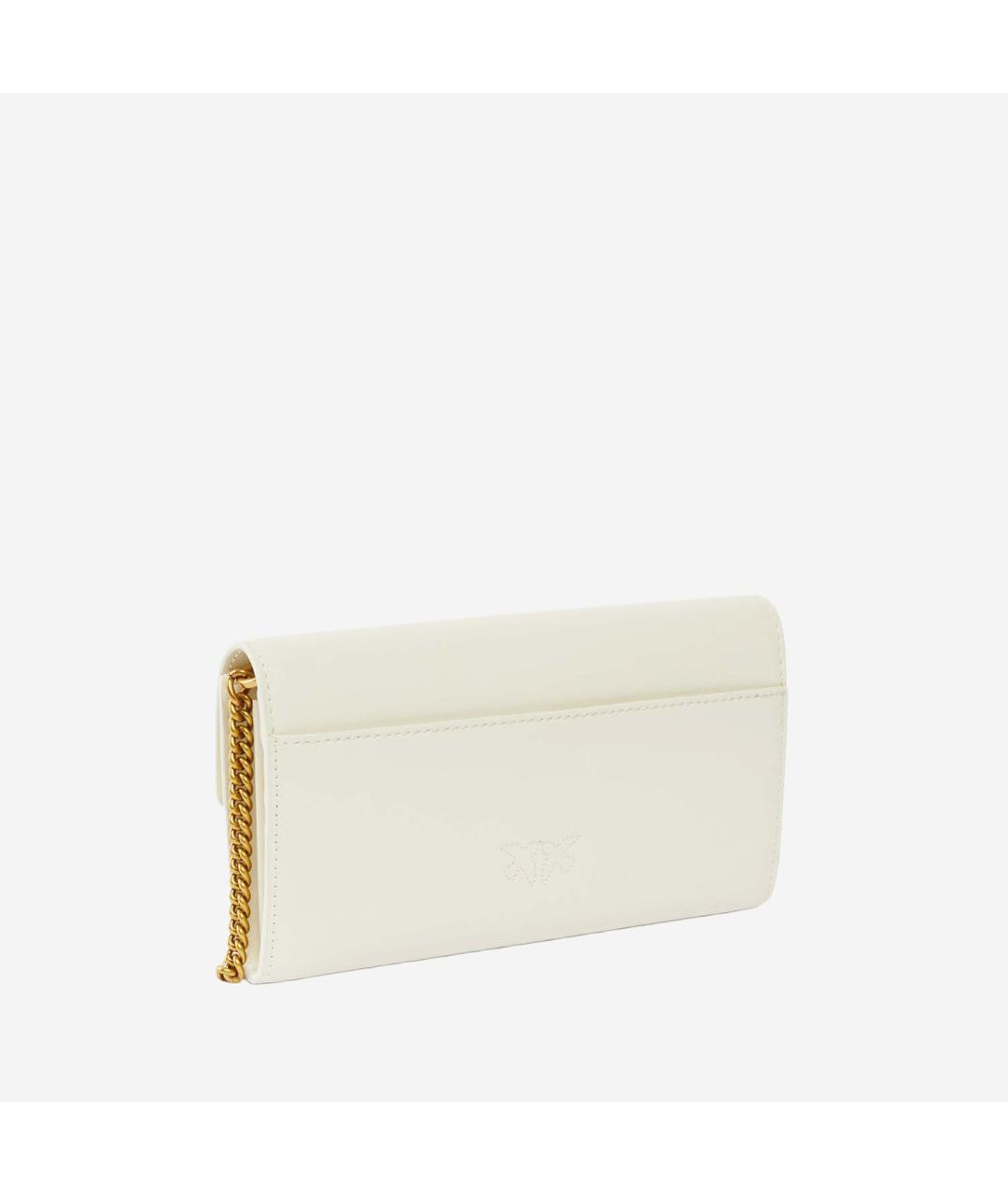 PINKO Белый кожаный кошелек, фото 3