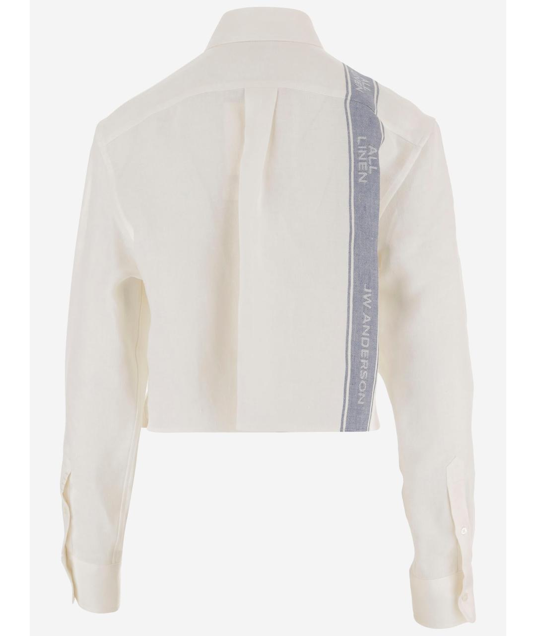 J.W.ANDERSON Белая льняная рубашка, фото 2