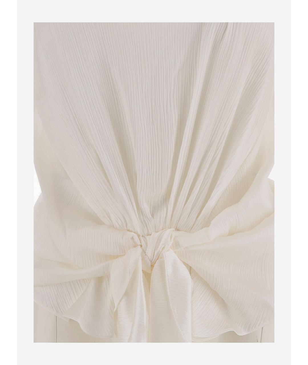 J.W.ANDERSON Белая шелковая майка, фото 3