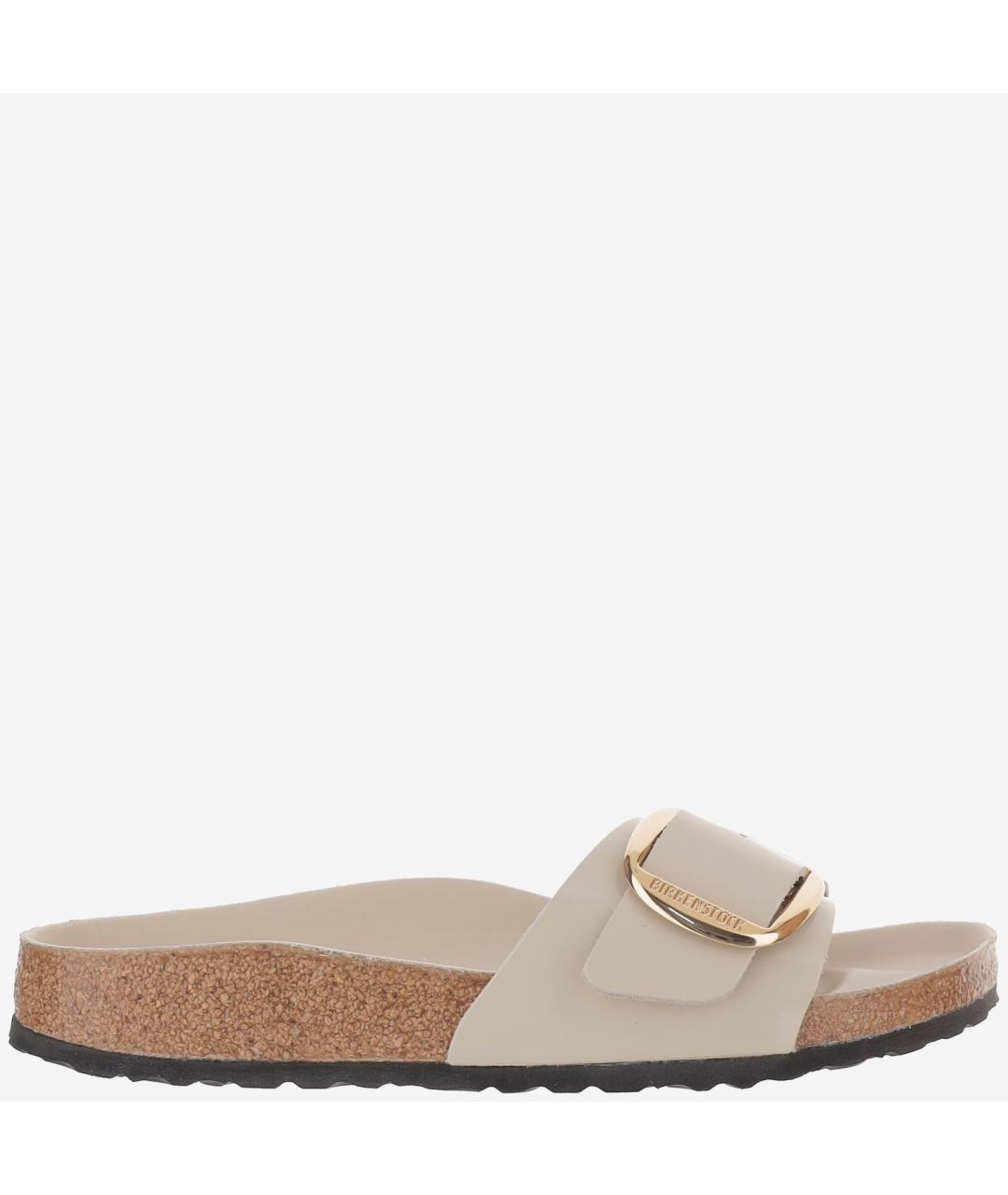 BIRKENSTOCK Серые кожаные сандалии, фото 6