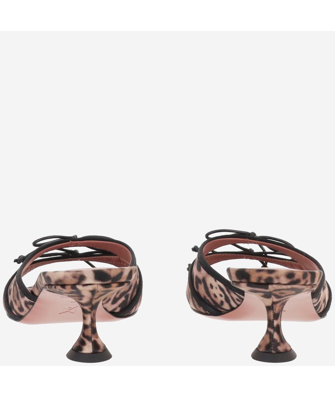 Amina Muaddi Мульти текстильные мюли, фото 4