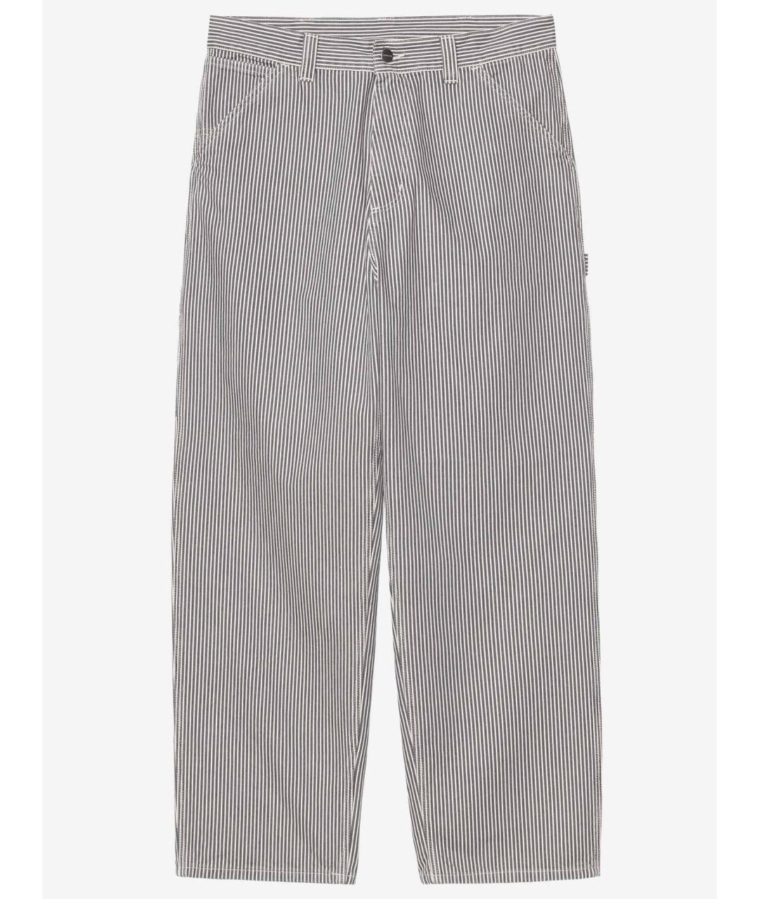 CARHARTT WIP Мульти хлопковые повседневные брюки, фото 4