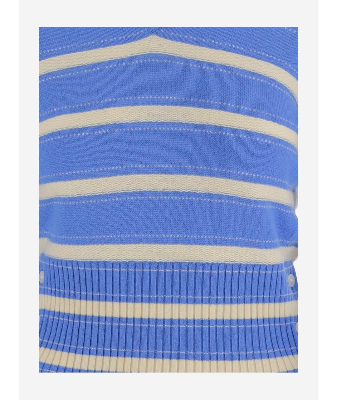 GUEST IN RESIDENCE Синий кашемировый джемпер / свитер, фото 3