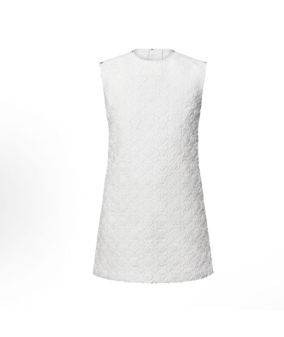 LOUIS VUITTON Белое коктейльное платье, фото 6