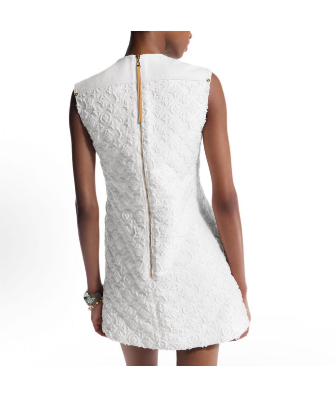 LOUIS VUITTON Белое коктейльное платье, фото 2