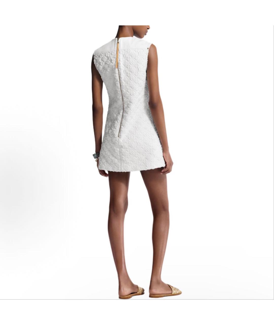 LOUIS VUITTON Белое коктейльное платье, фото 5