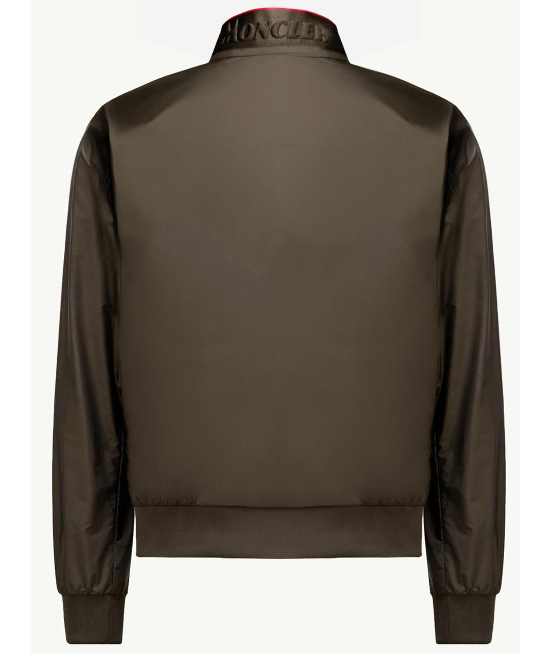 MONCLER Зеленая полиамидовая куртка, фото 2