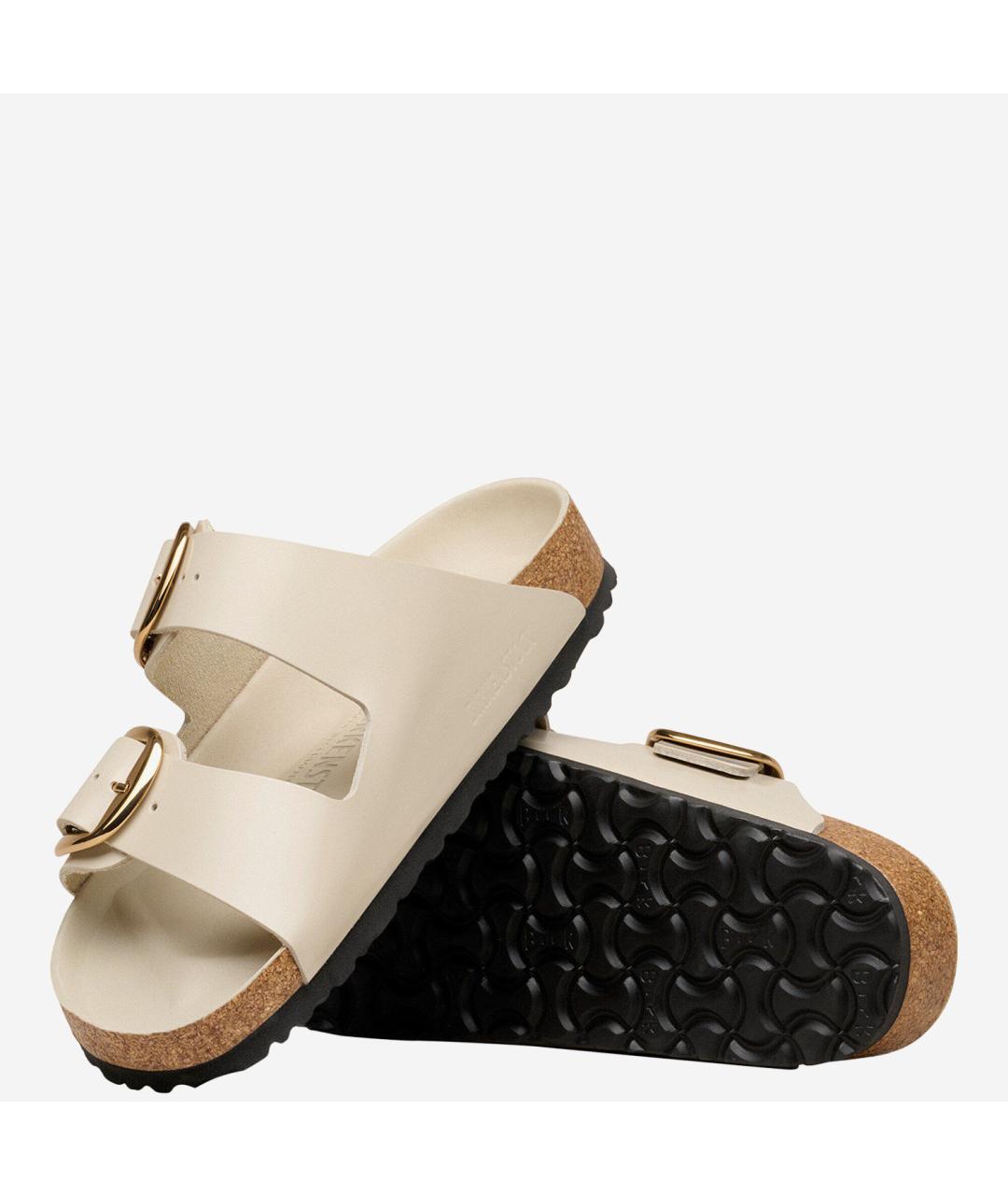 BIRKENSTOCK Бежевые замшевые сандалии, фото 6