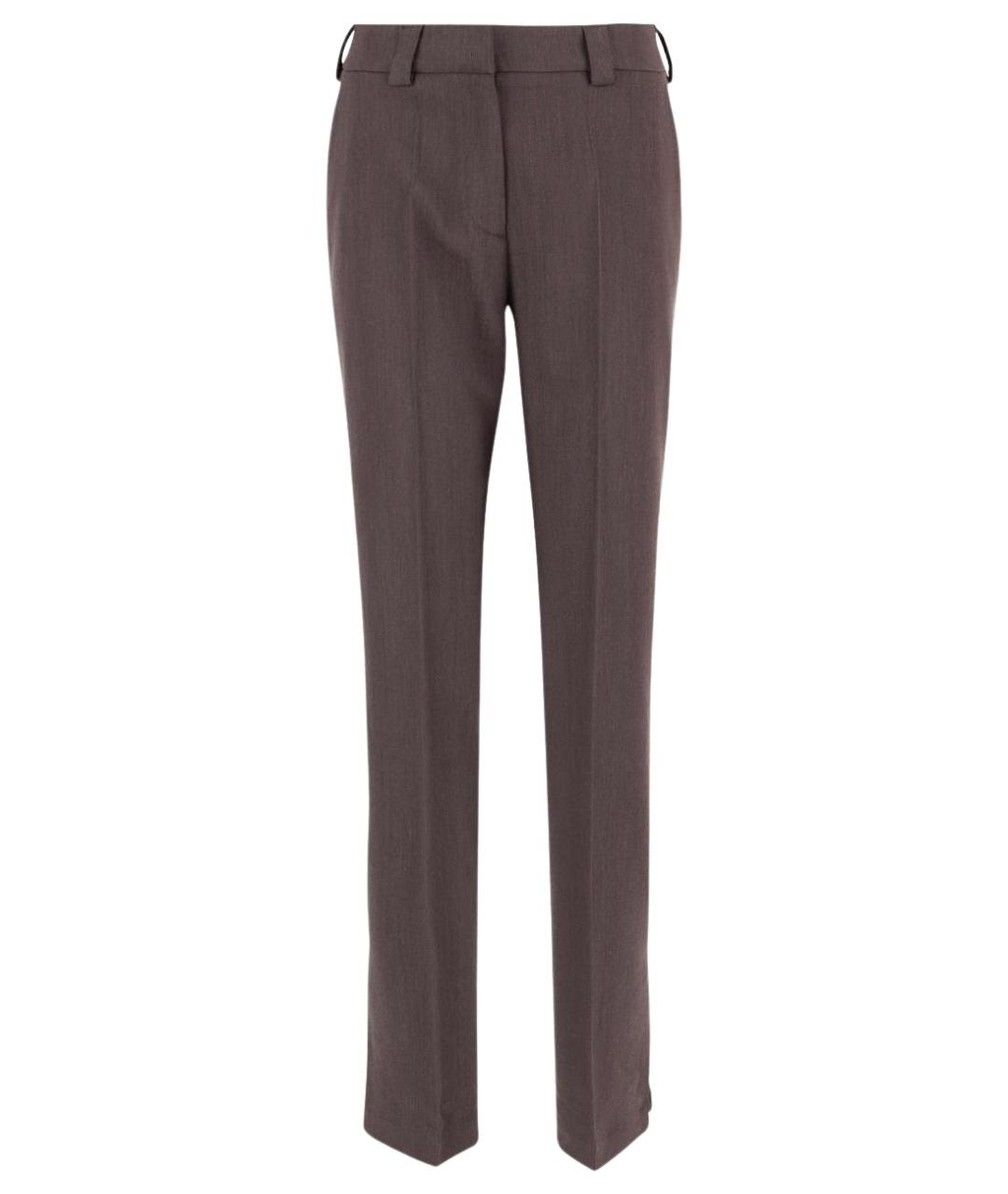 DARKPARK Коричневые прямые брюки, фото 1