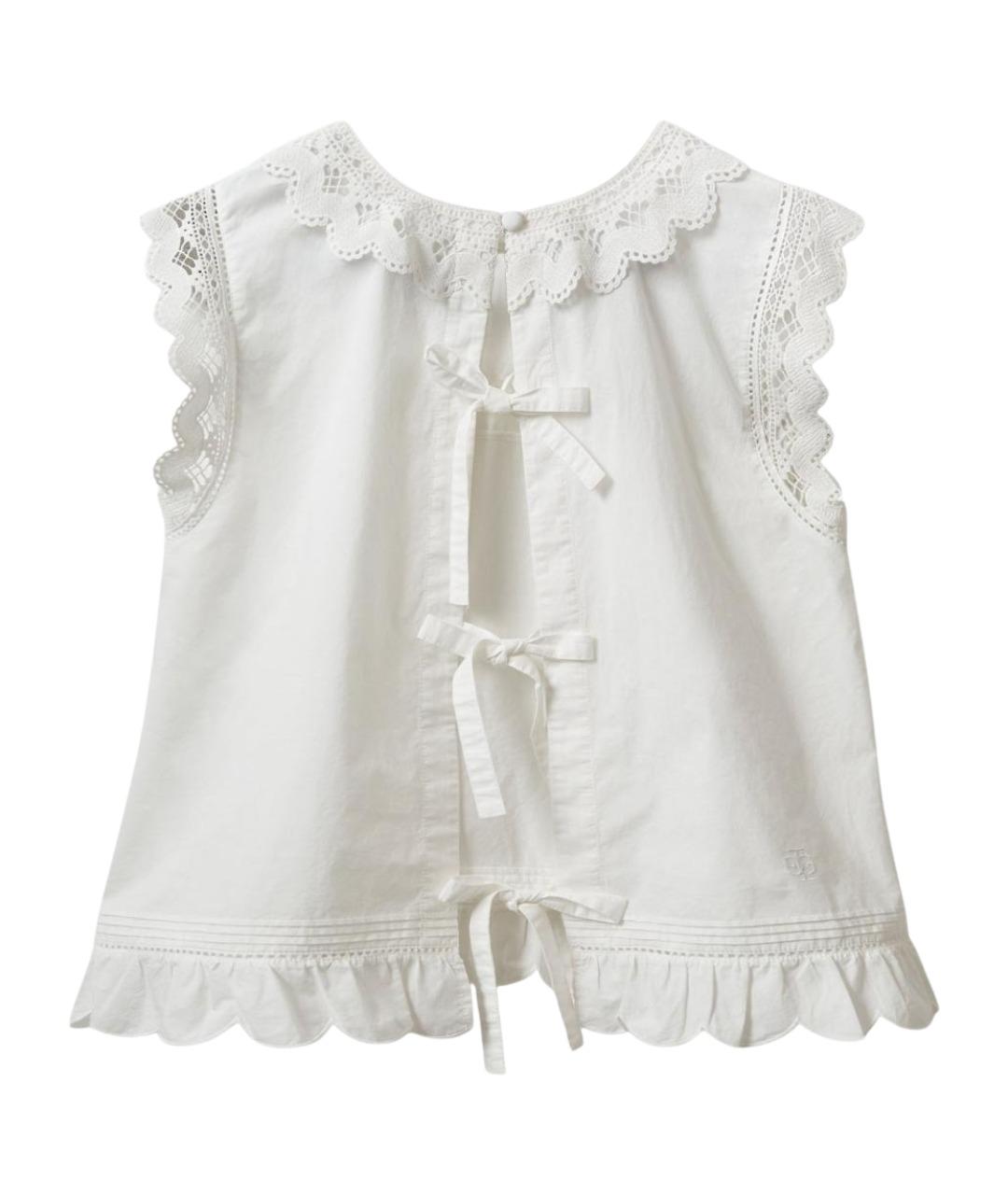 THE GARMENT Белая хлопковая майка, фото 1