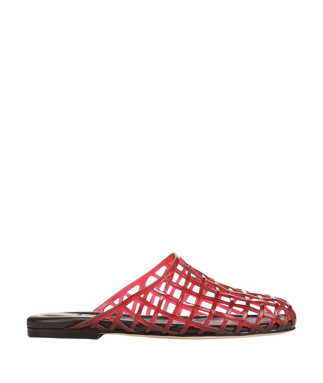 VINCE Красные мюли из искусственной кожи, фото 1