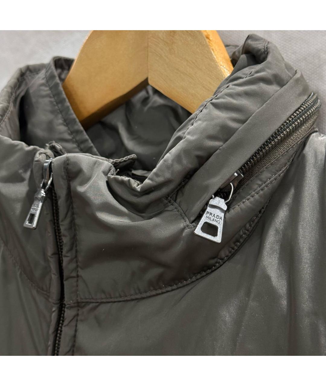 PRADA Хаки куртка, фото 6