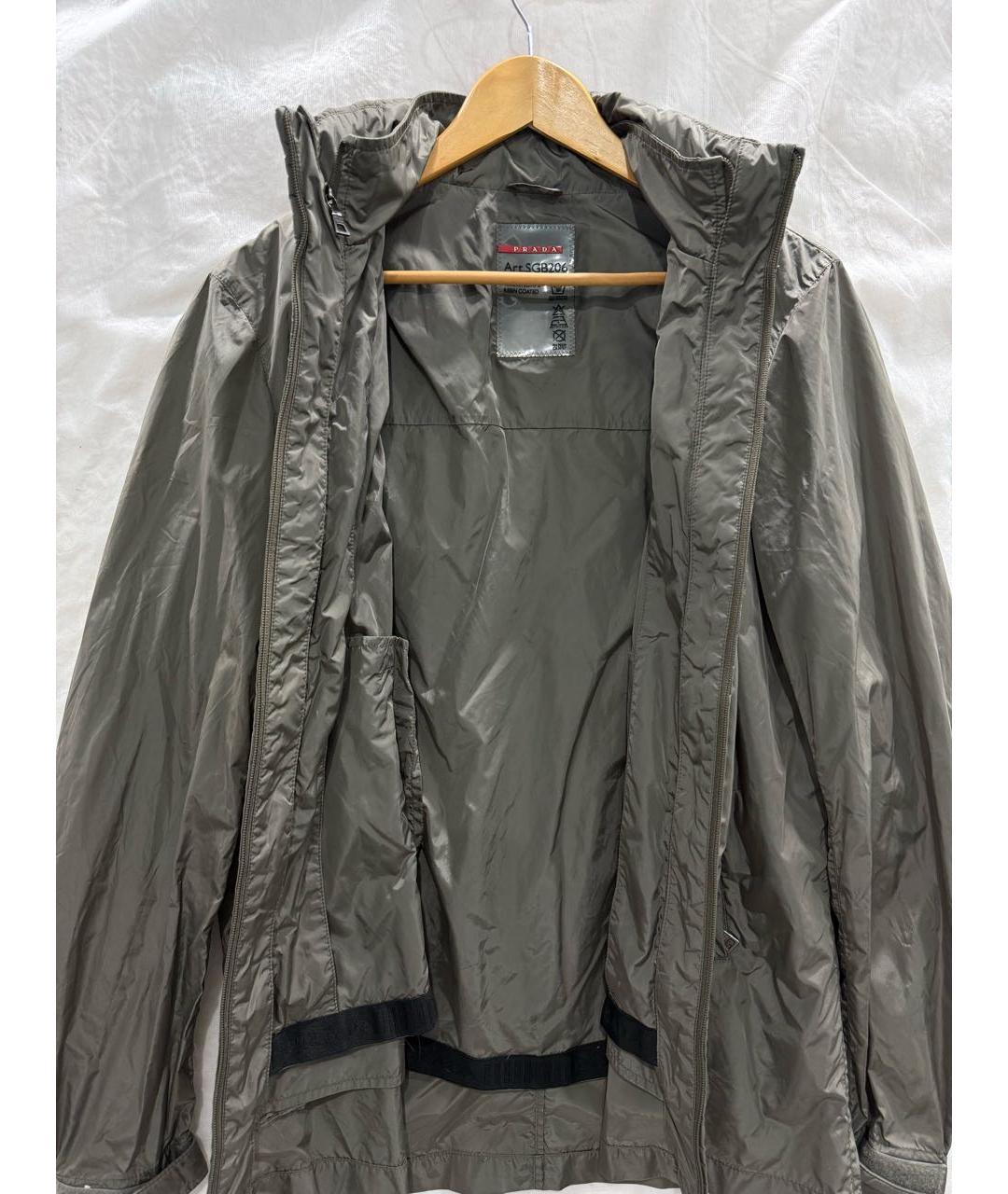 PRADA Хаки куртка, фото 2