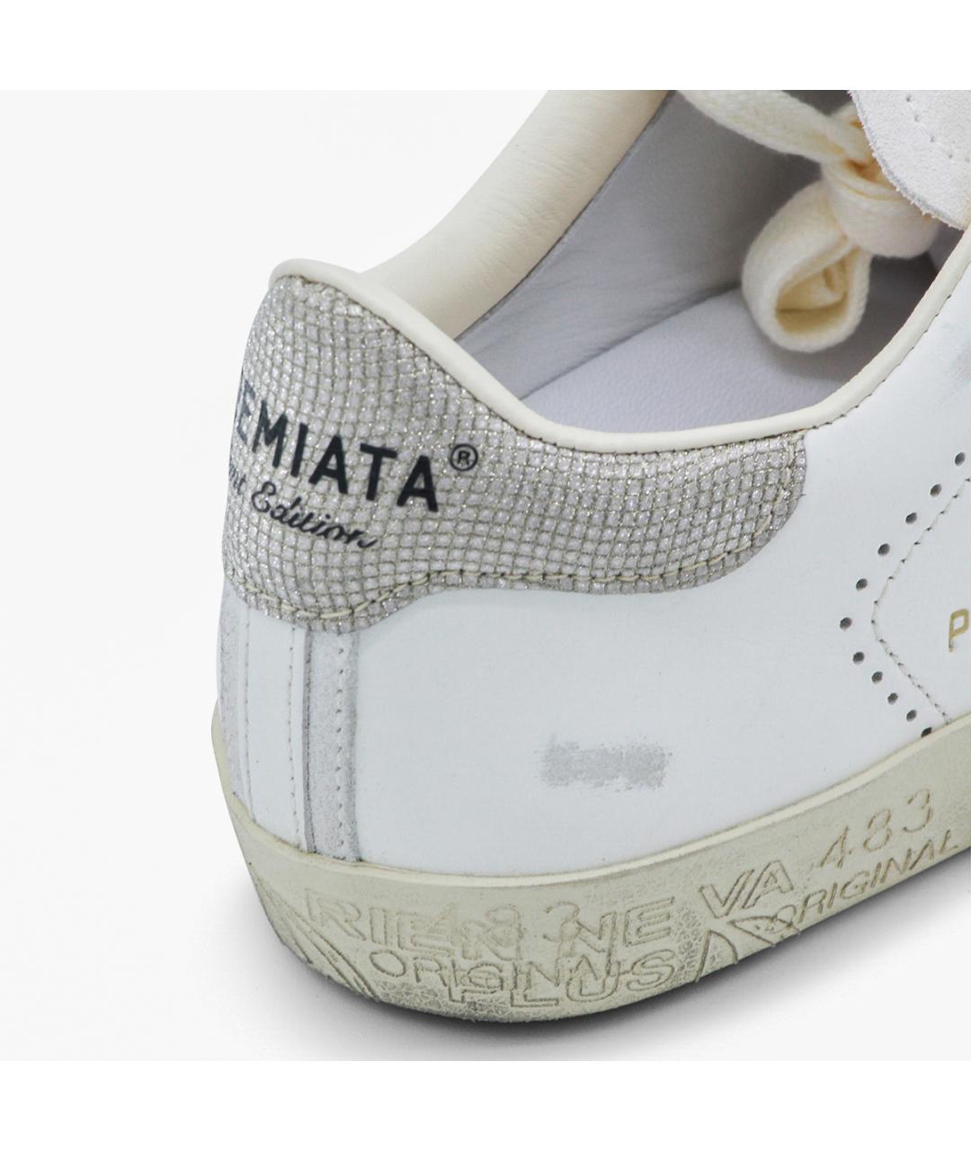 PREMIATA Белые кожаные кеды, фото 4