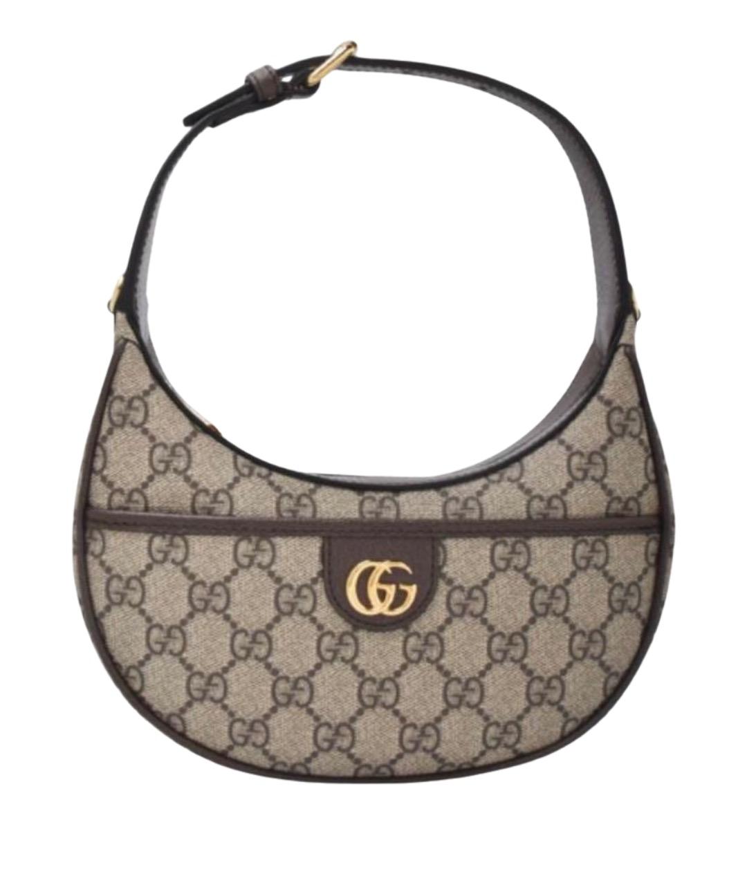 GUCCI Бежевая сумка с короткими ручками, фото 1