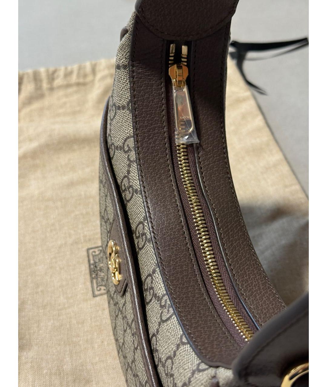 GUCCI Бежевая сумка с короткими ручками, фото 5