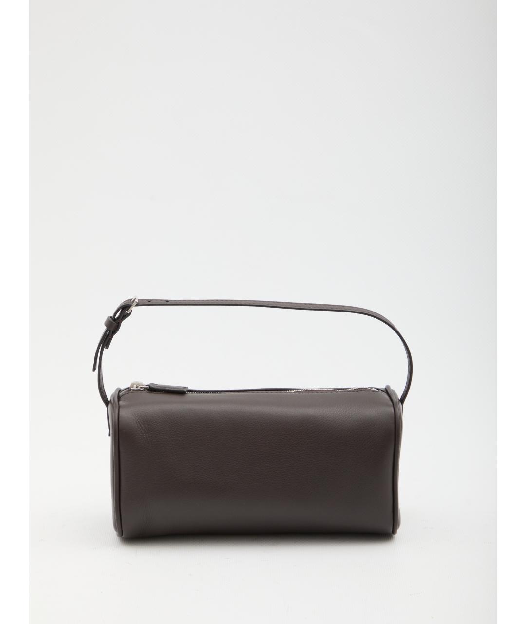 THE ROW Коричневая кожаная сумка через плечо, фото 5