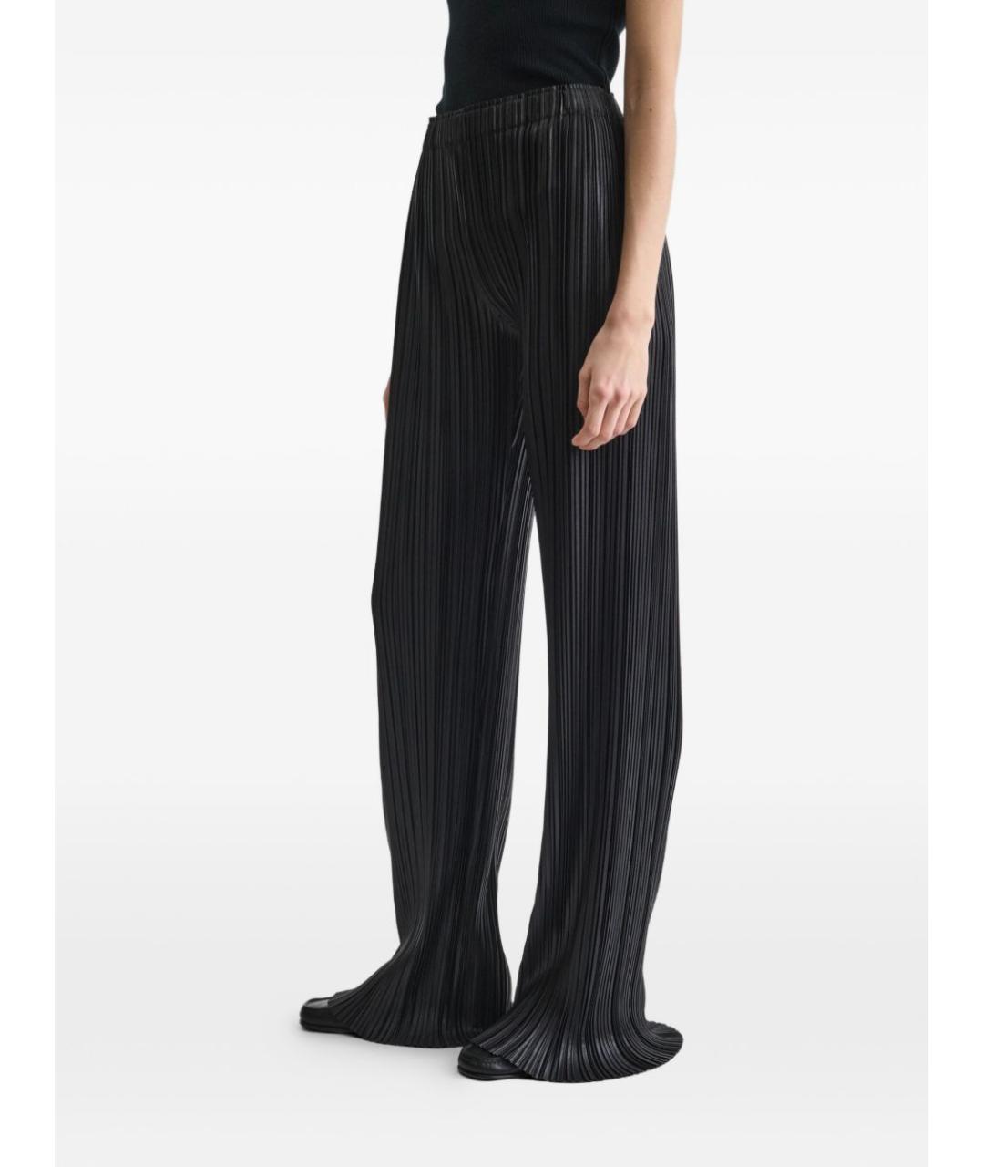 PHOEBE PHILO Черные прямые брюки, фото 3